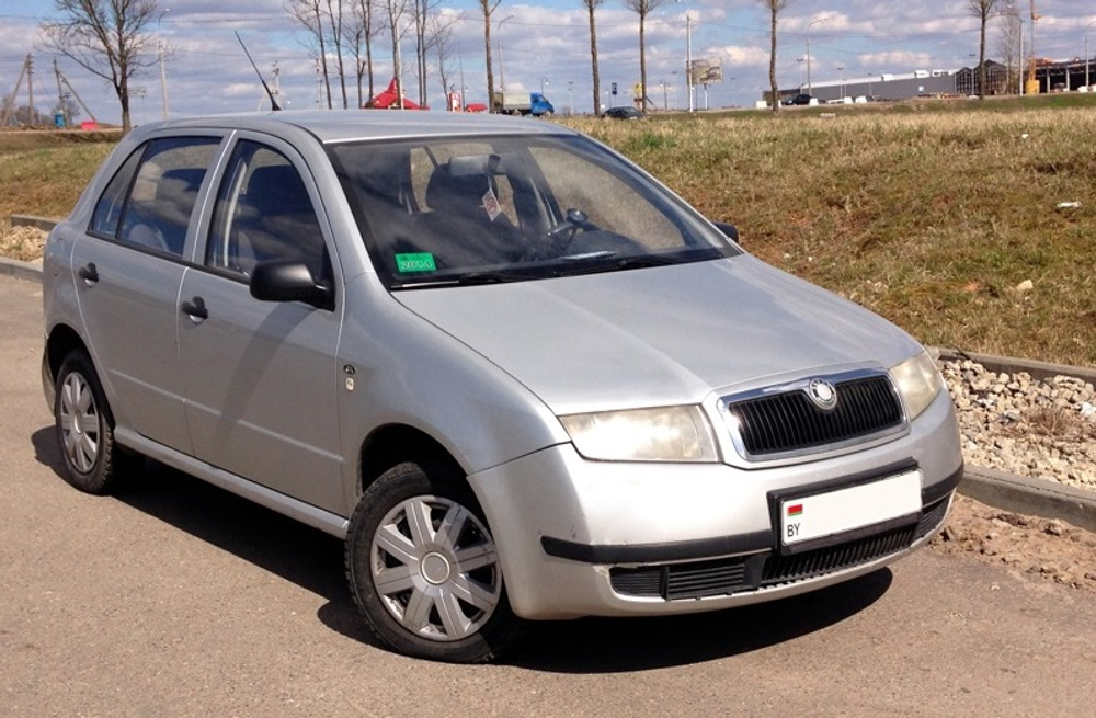 Порог Skoda Fabia 1999-2007 (1мм)