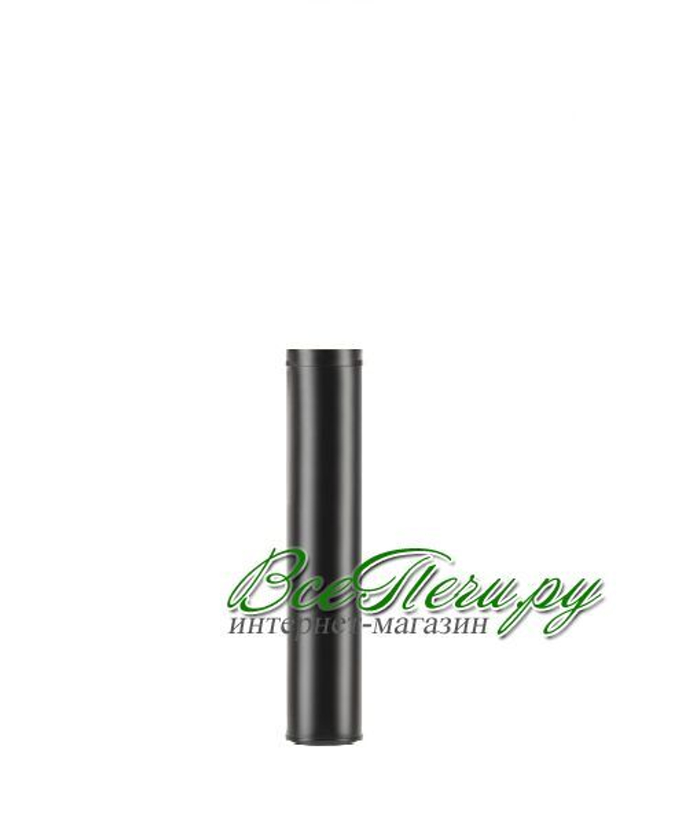 Труба-сендвич Везувий BLACK д.200х300 L-0,5м