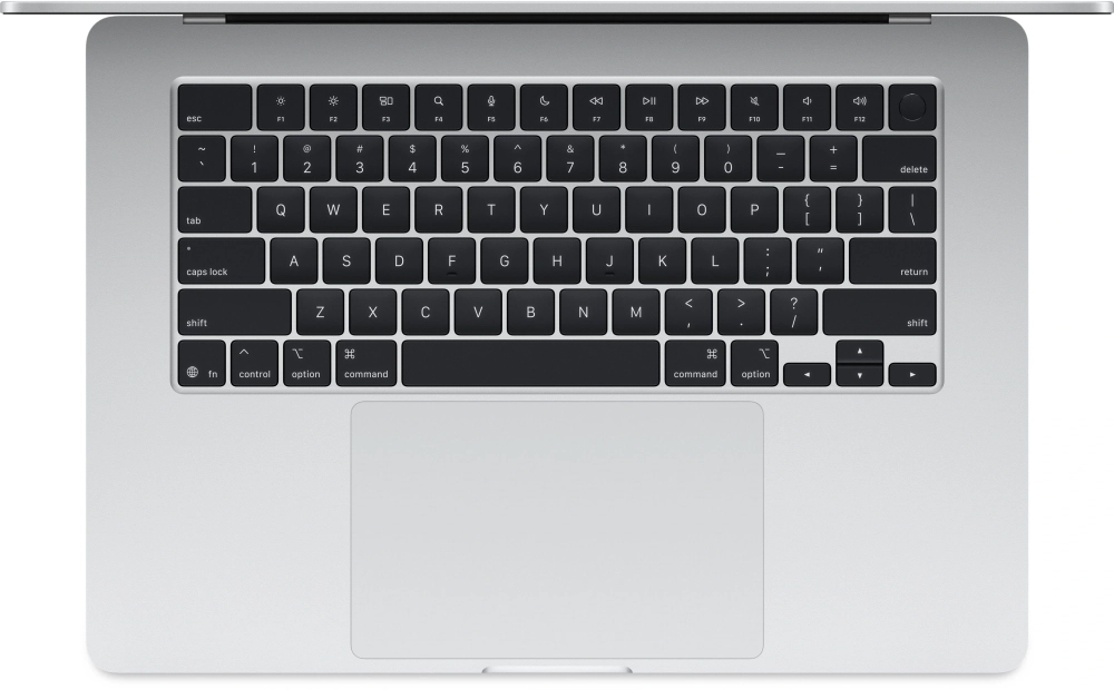 Ноутбук Apple MacBook Air A3241 M4 10 core 16Gb SSD512Gb/10 core GPU 15.3" Liquid Retina (2880x1864) macOS silver WiFi BT Cam (MW1H3LL/A)