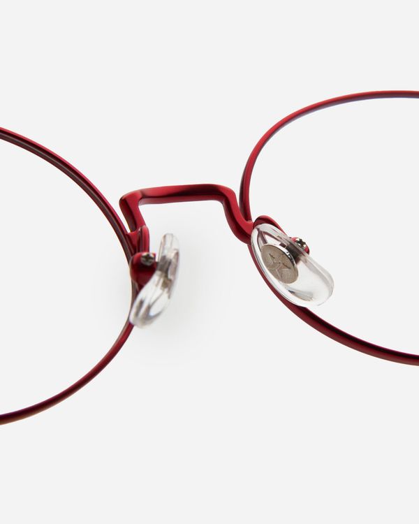 Очки солнцезащитные Oval red / gradient brown - фото 5