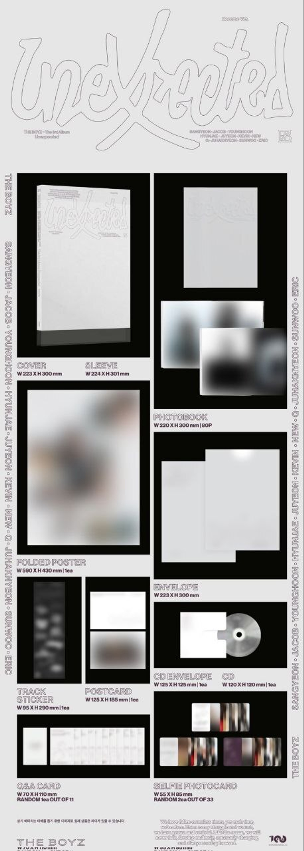 Альбом THE BOYZ - The 3rd Album Unexpected (Photobook Ver.)