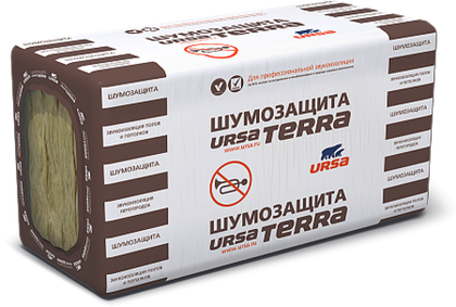 Плиты теплоизоляционные URSA TERRA Шумозащита (10) 1250-610-50 (0.381)