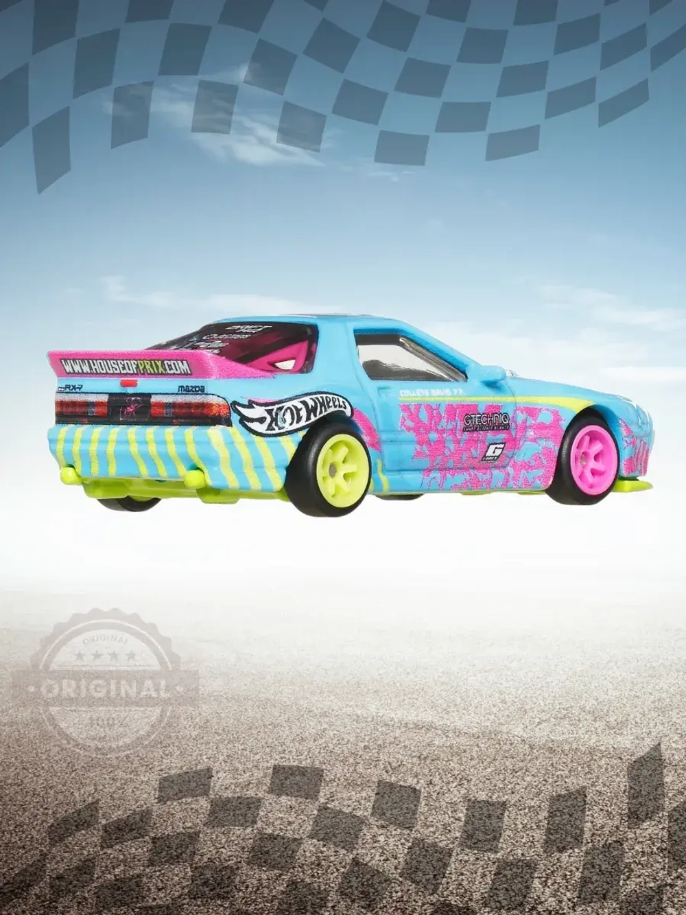 Машинка Хот Вилс Премиум Wheels Mazda RX7 FPY86 JBK60