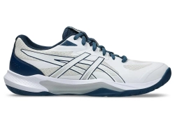 Мужские кроссовки для сквоша/бадминтона Asics Gel-Tactic 13 - white/mako blue