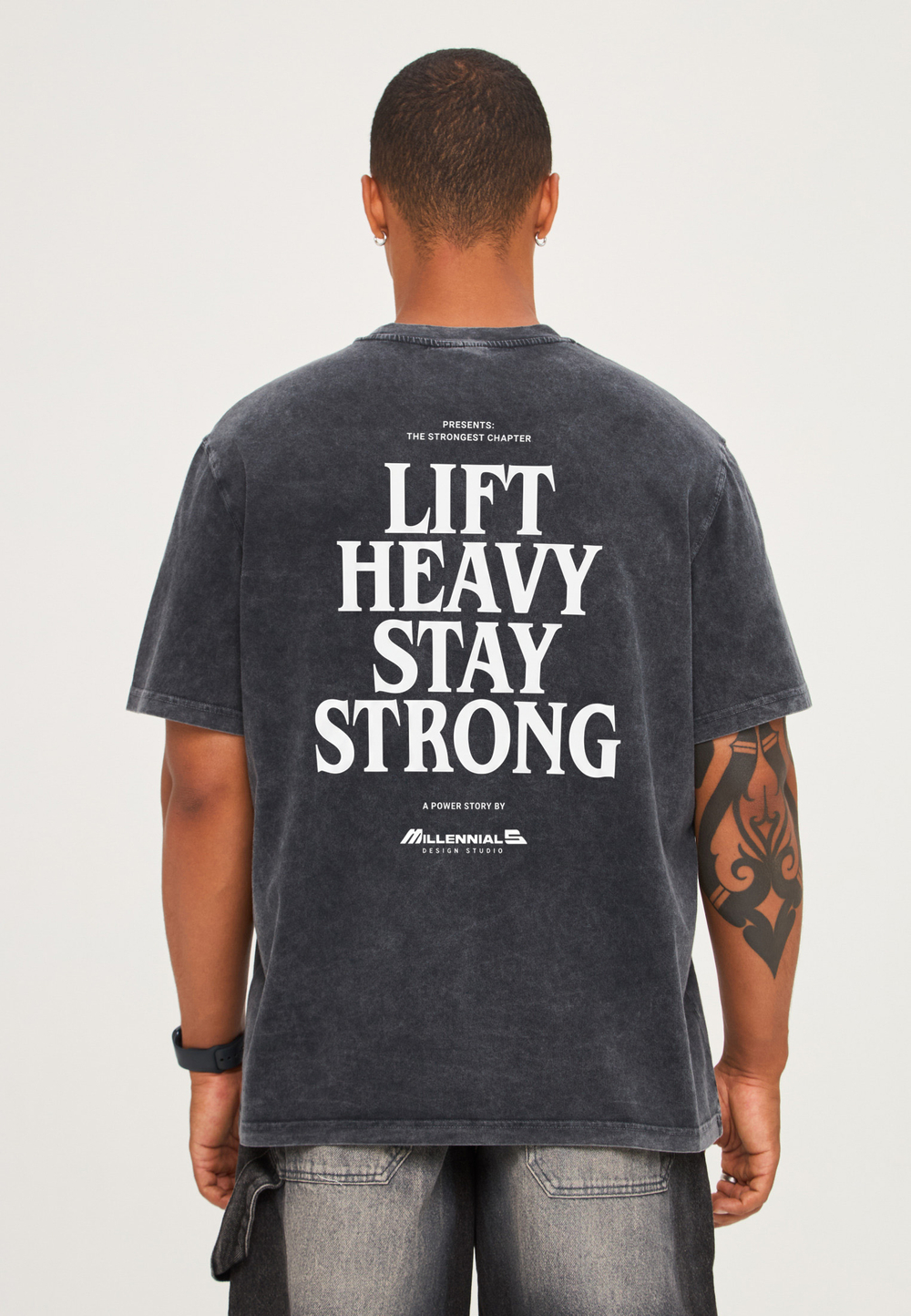 Футболка LIFT HEAVY Серая