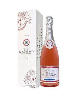 Шампанское Charles De Cazanove Tradition Pere End Fils Tete De Cuvee Brut Rose 0,75 л. В подарочной коробке