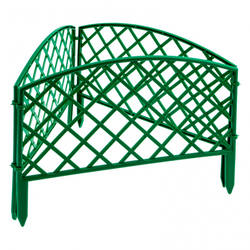 Забор декоративный "Сетка", 24 х 320 см, зеленый, Россия, Palisad