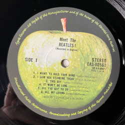Винтажная виниловая пластинка LP Meet The Beatles (Japan 1976) (Obi) Till There Was You
