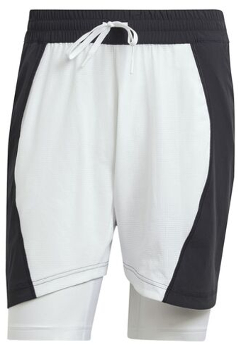 Мужские теннисные шорты Adidas Shorts and Inner Tights Set - разноцветный
