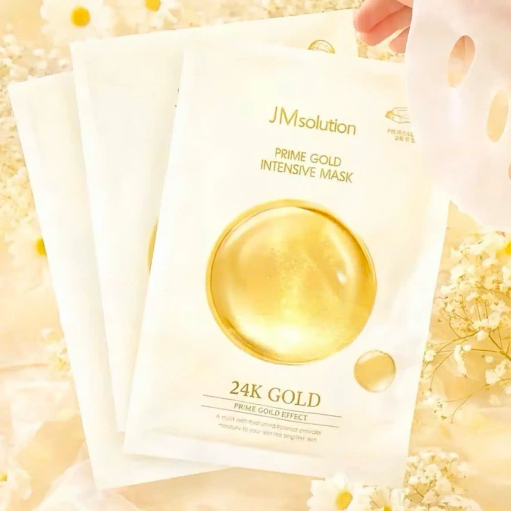 JMSOLUTION Увлажняющая , антивозрастная маска с коллоидным золотом Prime Gold Intensive Mask
