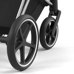 Коляска Cybex Priam IV Chrome Brown complete Aton S2 Moon Black Base One 4 в 1 Mirage Grey