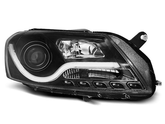 Передняя оптика LIGHT BLACK для VW PASSAT B7 10.10-10.14