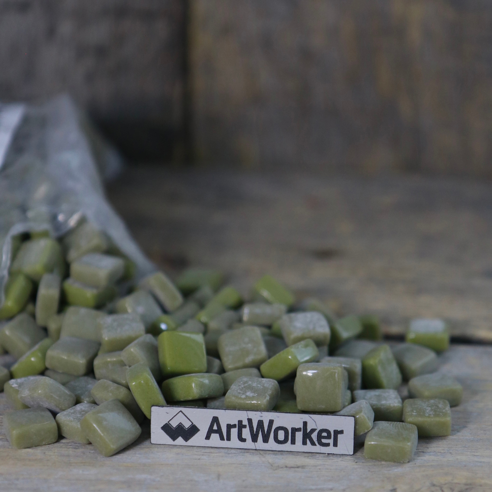 Стеклянная мозаика FLORY12 AW017, 12x12 мм, 5-6 мм толщина ArtWorker