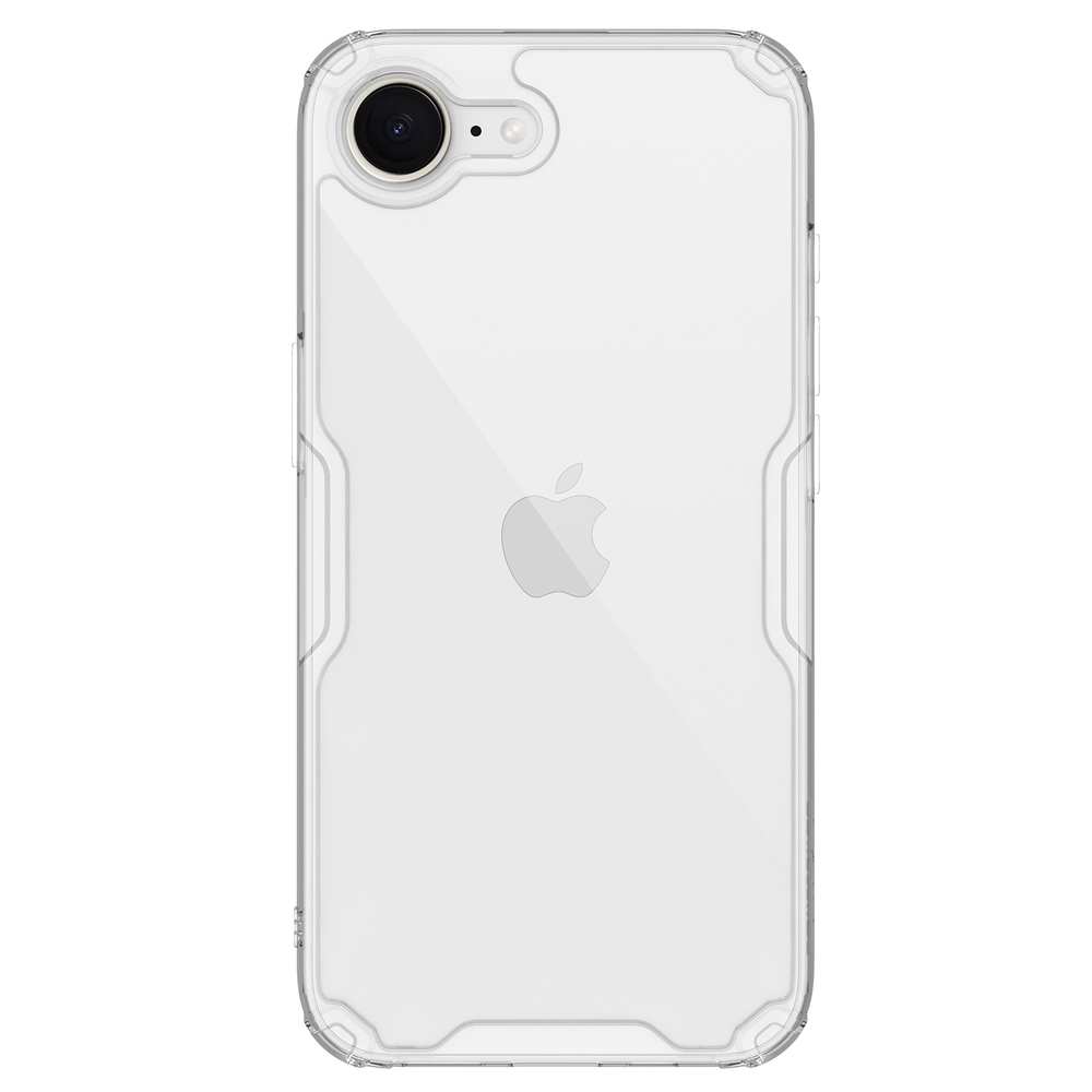 Прозрачный усиленный чехол от Nillkin для iPhone 16e и iPhone 17e, серия Nature TPU Pro Case