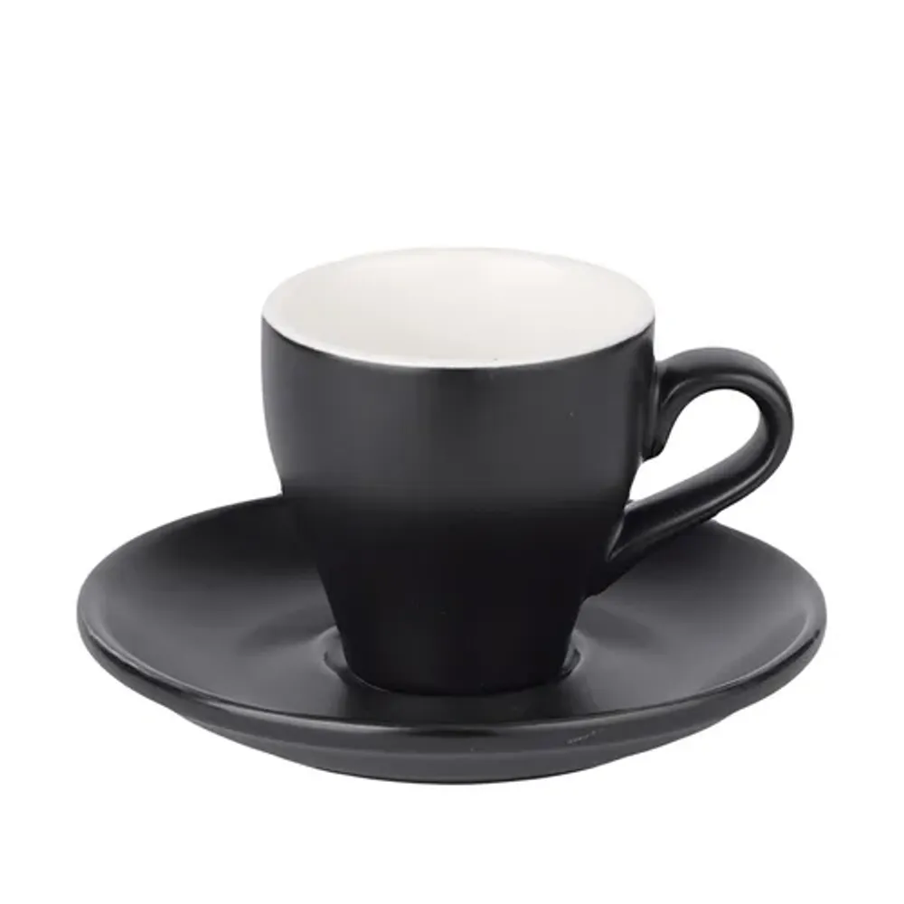 Кофейная пара 100 мл черная матовая d 6,4 см h6,2 см Barista (Бариста) P.L. Proff Cuisine [6]