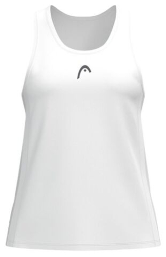 Футболка для девочки теннисная Head Girls Club 25 Tank - белый