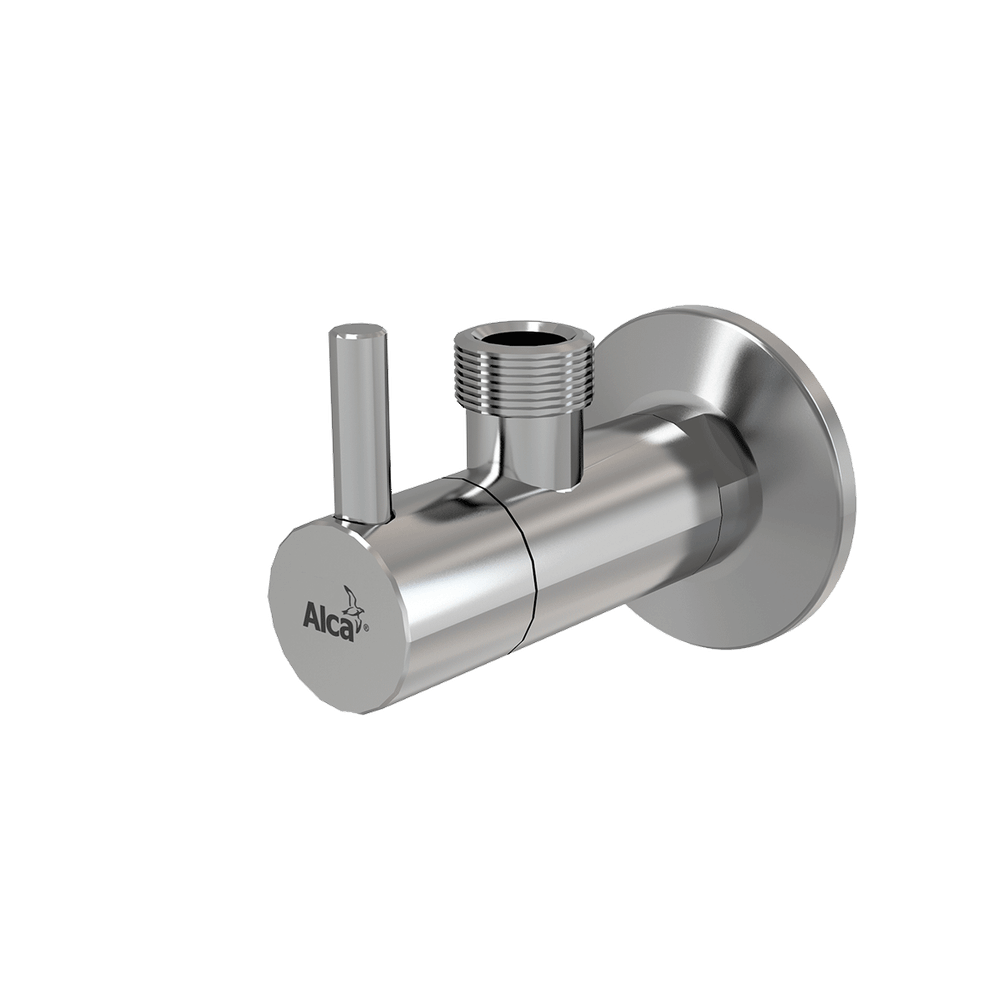 Кран угл. сантех. 1/2"х 1/2"Alcaplast (круглый)