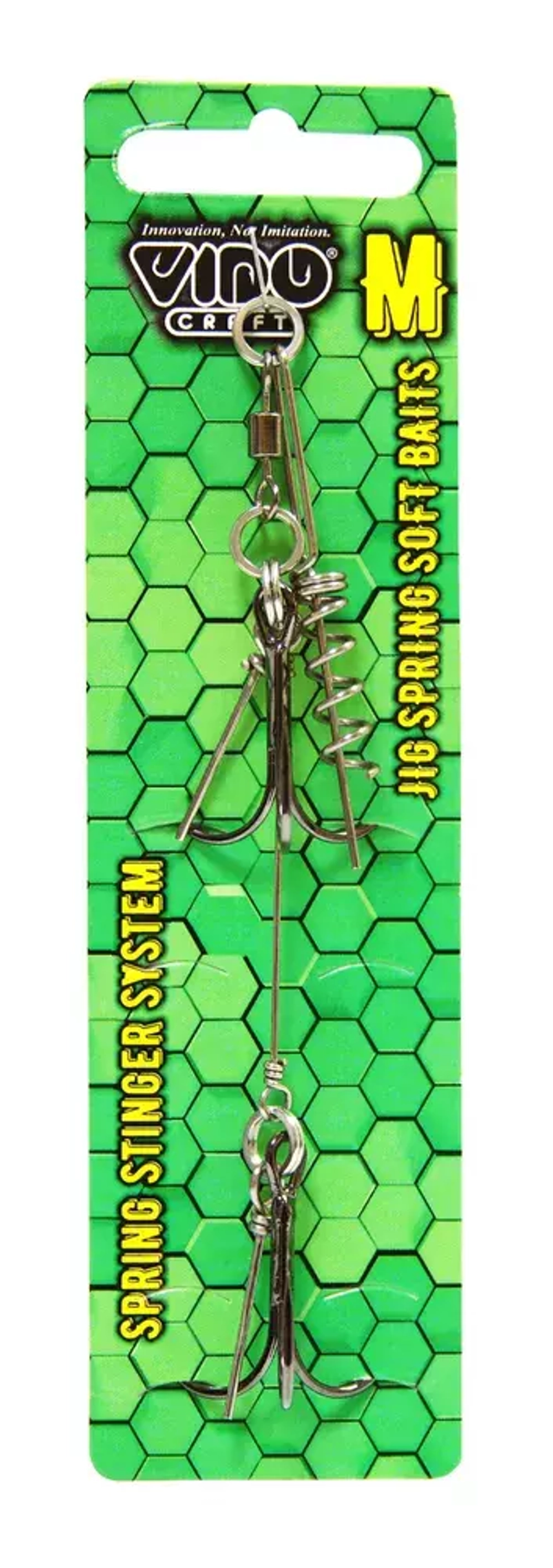 Оснастка стингер со спиралью Vido Craft Jig Spring Soft Baits