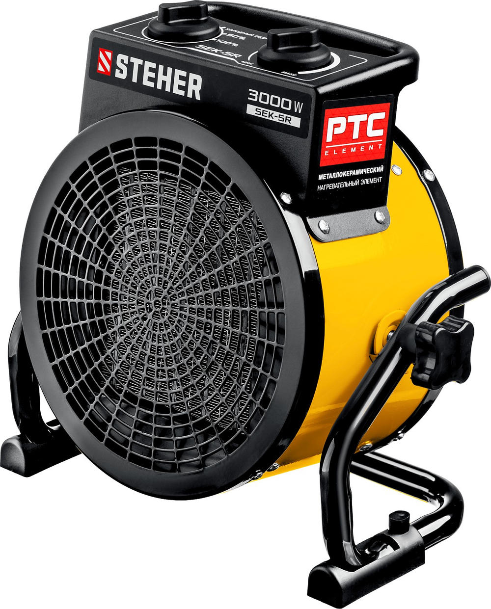 Пушка электрическая тепловая 3 кВт STEHER SEK-5R