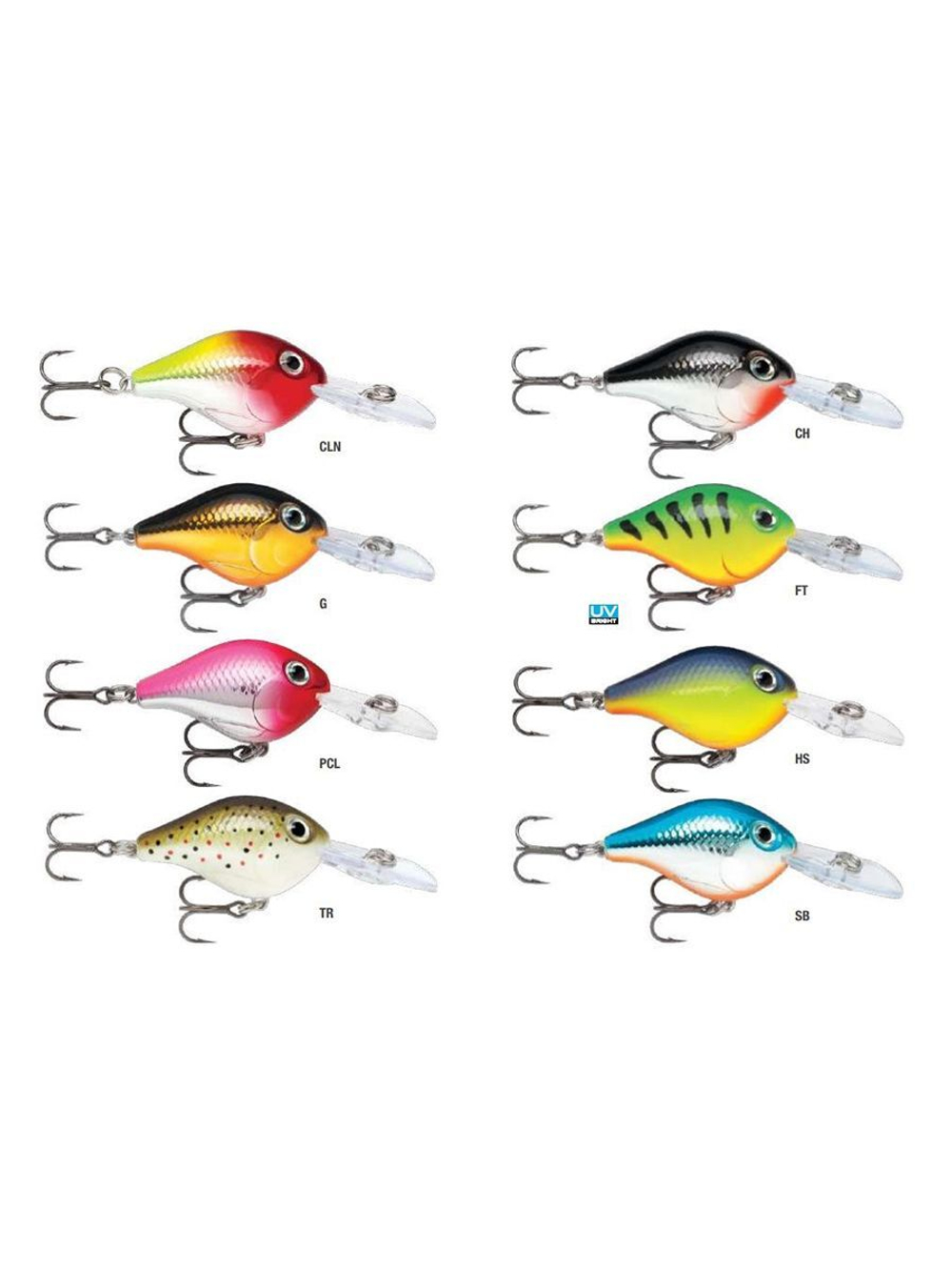 Воблер Ultra Light Crank 03, 3см, 4гр, цвет HS