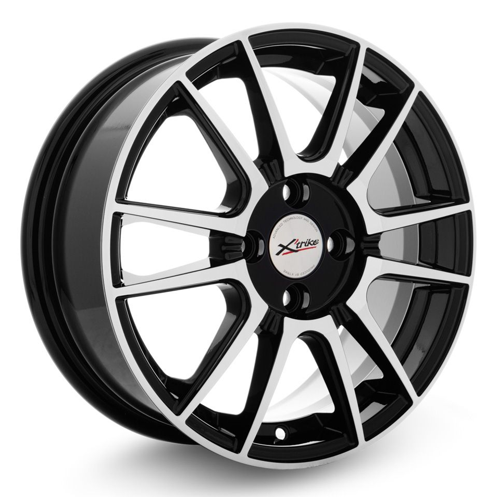 Диск Литой Xtrike X-127 6 x R15 4x100 D67.1 ET35 BK/FP
