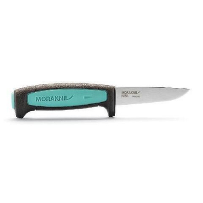 Нож туристический Morakniv Flex, нержавеющая сталь, резиновая ручка со светло-синей вставкой, 12248
