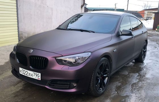 Пленка матовый сатин хамелеон фиолетовый черный Black to Purple Matte Carbins