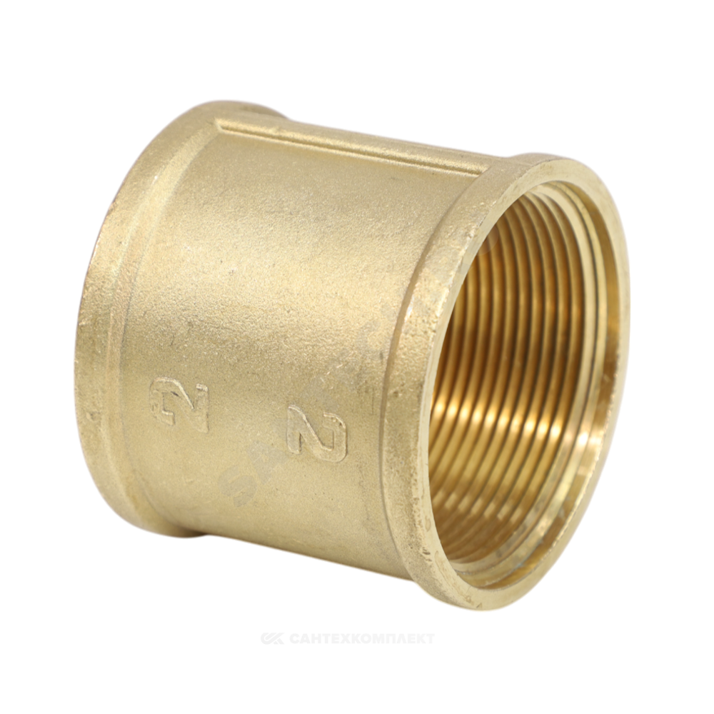 Муфта латунь Ду 40 (1 1/2") ВР/ВР VALFEX VF.170.L.112