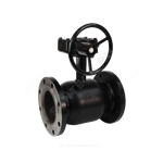 Кран шаровой сталь 09Г2С Ballomax КШТ 61.103 Ду 150 Ру16 фл L=350мм с редуктором BROEN КШТ 61.103.150.Р.16