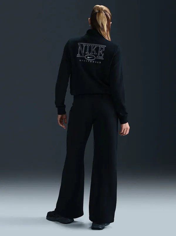 Брюки спортивные женские NIKE W NSW CLUB FLC MR GX WIDE PNT