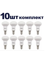 Светодиодная LED лампа R50 E14 7W тёпл 10шт