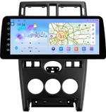 Магнитола для Lada Priora 2007-2013 (рамка черная тип 2) - FarCar монитор 12.3" 2K QLED на Android 14, Быстрая, CarPlay, 4G SIM-слот