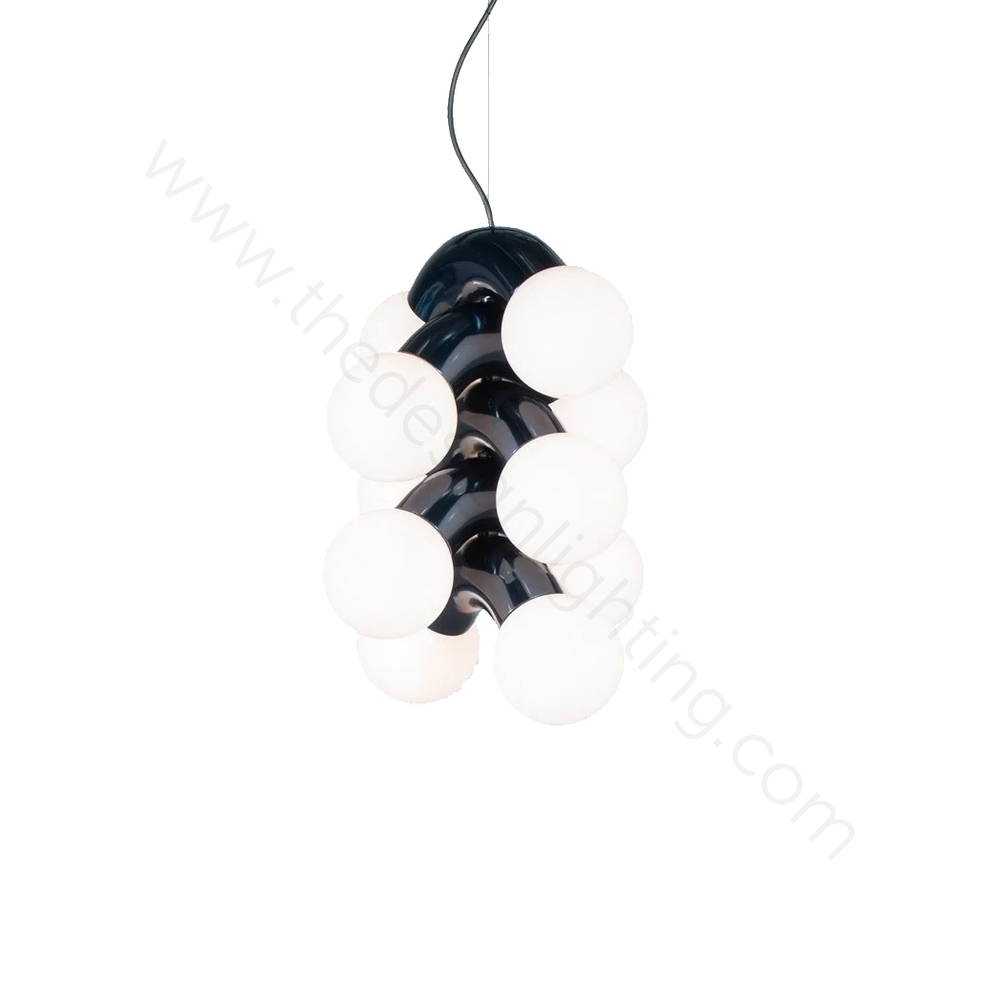 Pendant design lamp  VINE 7 by ANDlight (Black)