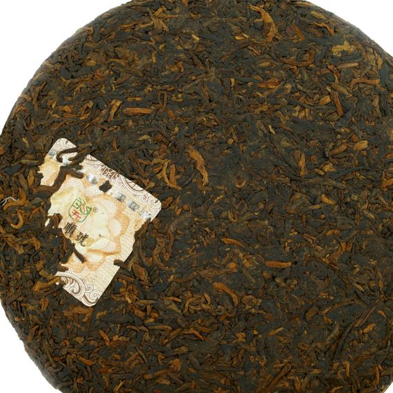 Shu Puer 2016 "Old Melody of Menghai County" brand "Kaishunhao" 357g