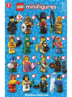 LEGO Минифигурки 5 серия 8805 Смотритель зоопарка