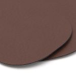 Заплатка термоклеевая кожа искусственная 100x140мм (коричневый (brown)), AZ05, 2 шт