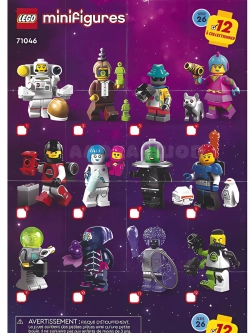 LEGO Минифигурки 71046 серия 26 Ретрокосмическая героиня