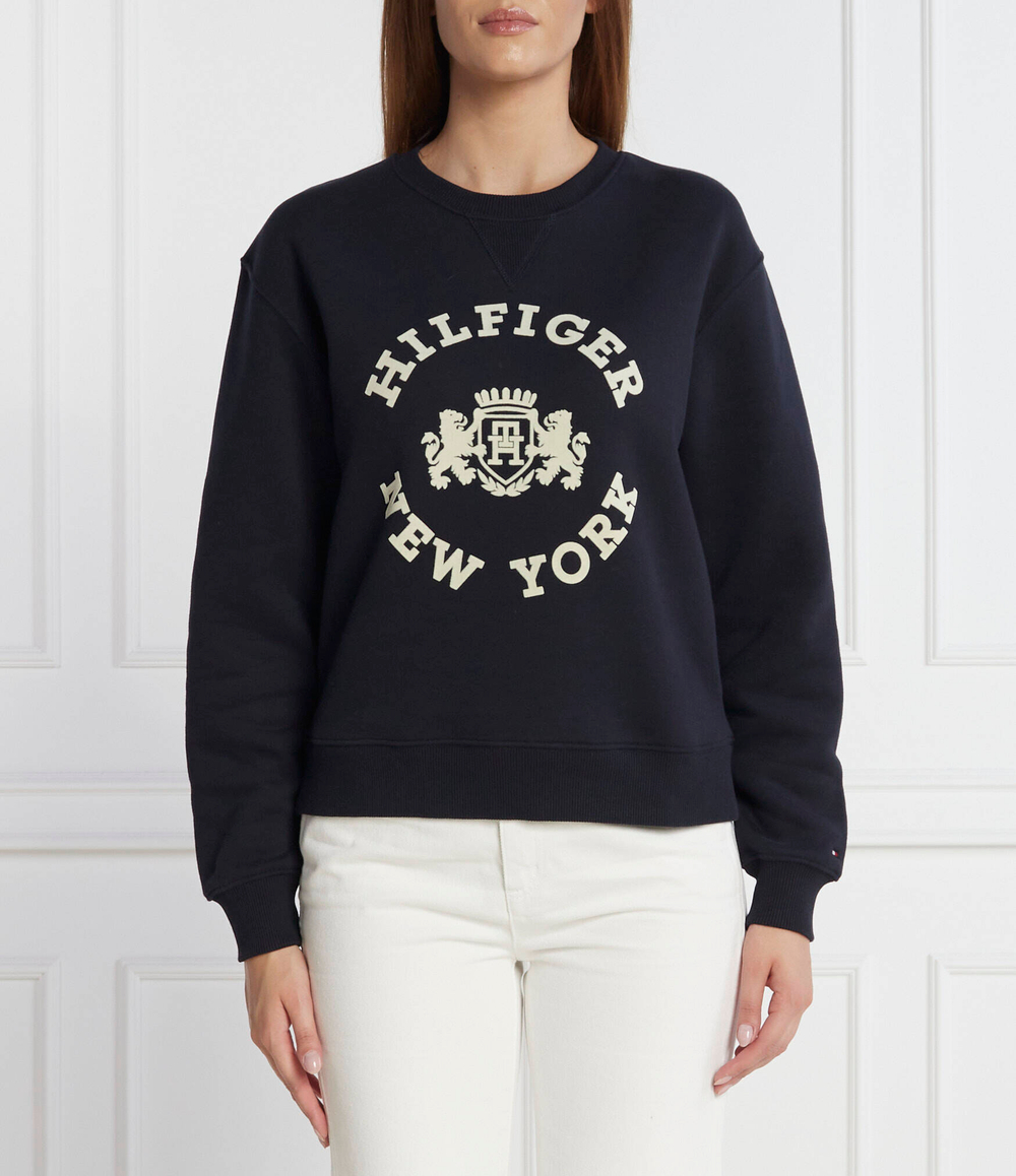 Худи MDN REG VARSITY FLOCK Tommy Hilfiger - темно-синий(WW0WW39805)