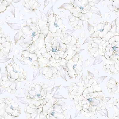 Wild Roses Blue-Grey Розы серо-голубые