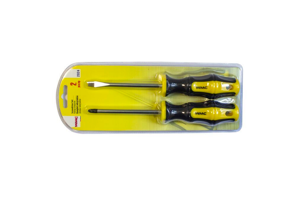 Набор отверток 2пр.(PH2х100мм,SL6х100мм),в блистере WMC TOOLS WMC-2024