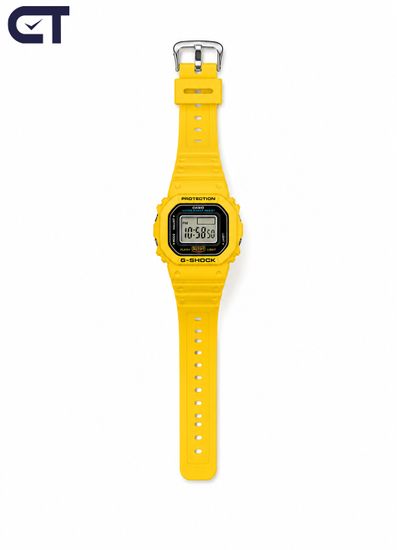 Casio DWN-5600-9DR мужские часы-кольцо — ярко-жёлтые G-SHOCK Nano