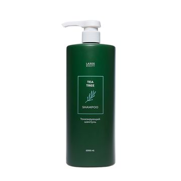 Laros Beauty Тонизирующий шампунь Tea Tree Shampoo, 1 литр