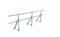 Кровельное ограждение Fachmann KO/ECO/800-2-3000 Фальцевый крепеж RAL