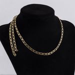 Цепь декоративная латунь 3.9 мм, 5 шт по 60 см, №03 под античную медь, Faycraft HKS-02