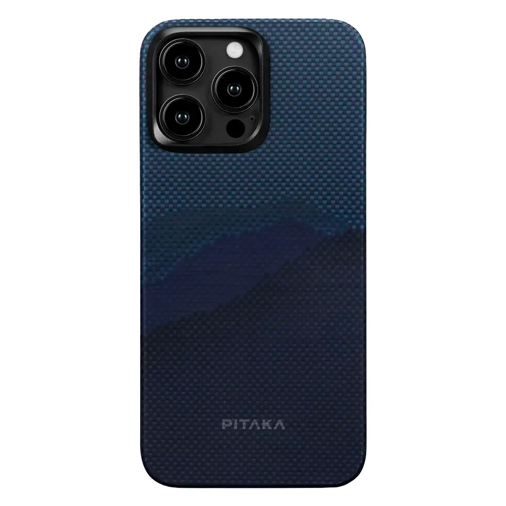 Чехол из арамидного волокна с поддержкой MagSafe PITAKA MagEZ Case Pro 4 для iPhone 15 Pro, Over The Horizon