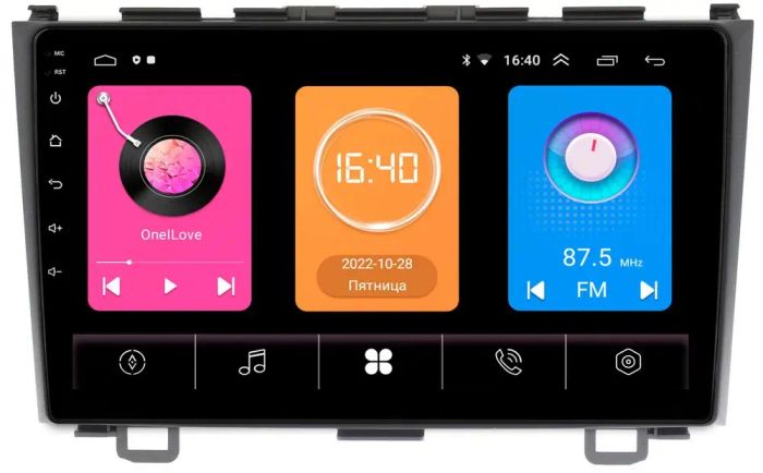 Магнитола для Honda CR-V 2006-2012 - GT9-9008 на Android 10