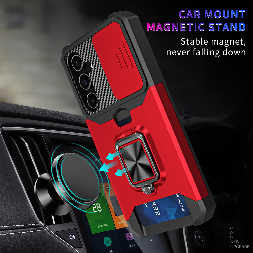 Противоударный чехол Сard Reader Case для Samsung Galaxy S23 FE