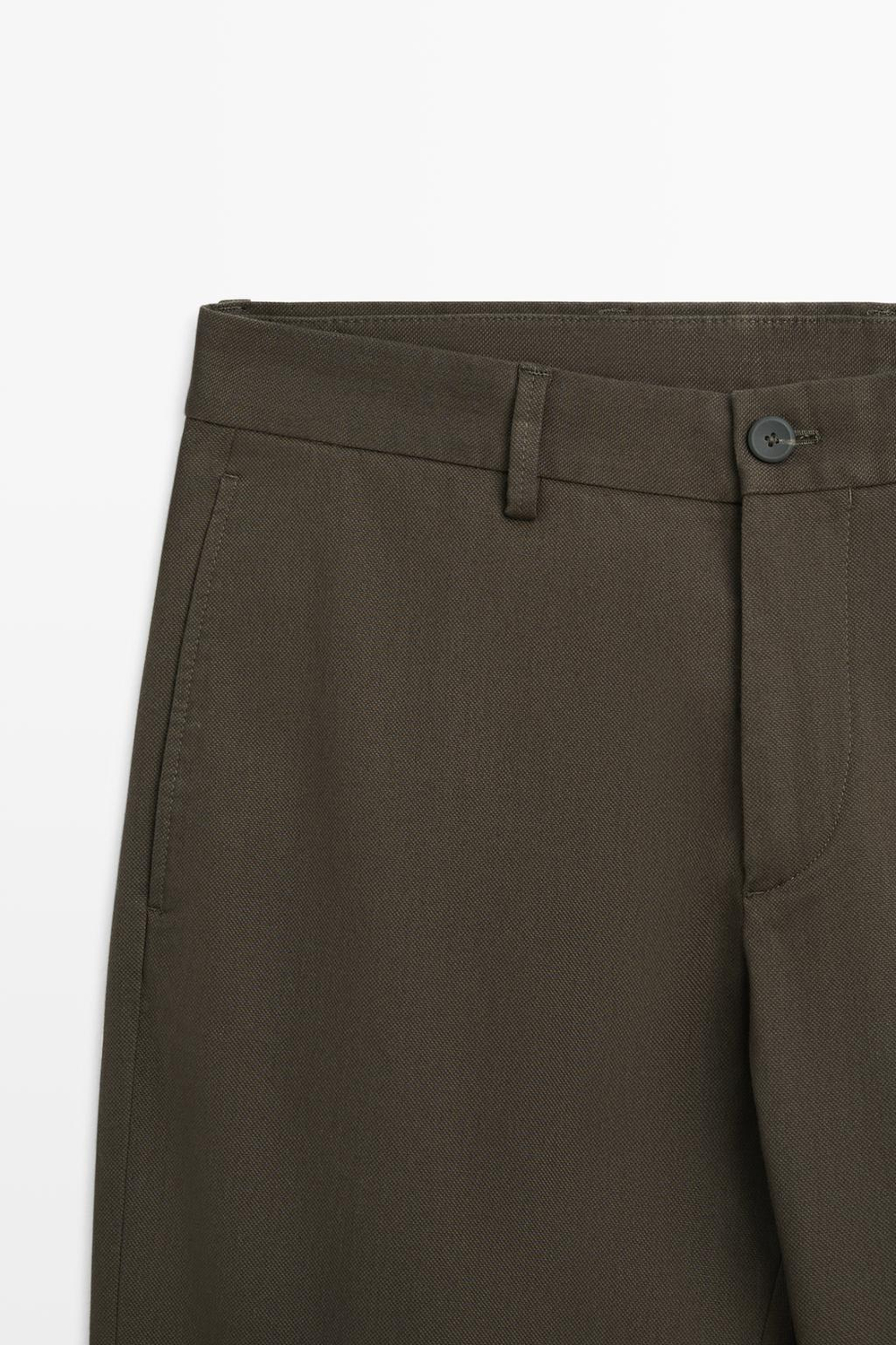 Massimo Dutti Зауженные брюки, коричневый