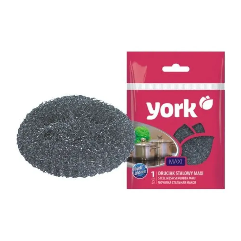 Губка стальная Макси YORK