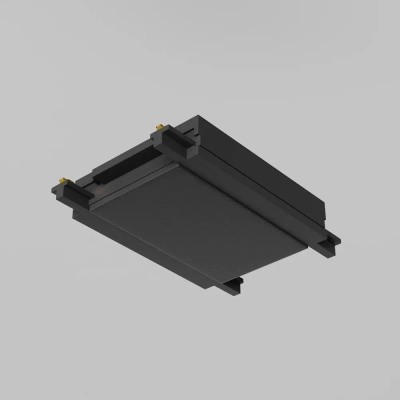 Коннектор питания прямой Radity черный, TRA084C-11B. TM Maytoni